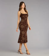 Café Society Floral Midi Dress