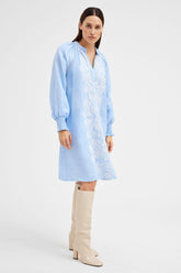 Dixi knee dress 52527 | Blue Chambre | Kjole fra Gustav