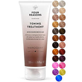 Four Reasons Color Mask - Mahogany 27 Colors) Toning Treatment, Color Depositing Conditioner, Tone & Enhance Color-Treated Hair - Semi Permanent Hair Dye, Vegan and Cruelty-Free, 6.76 fl oz