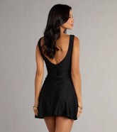 Sleeveless A-Line Mini Dress
