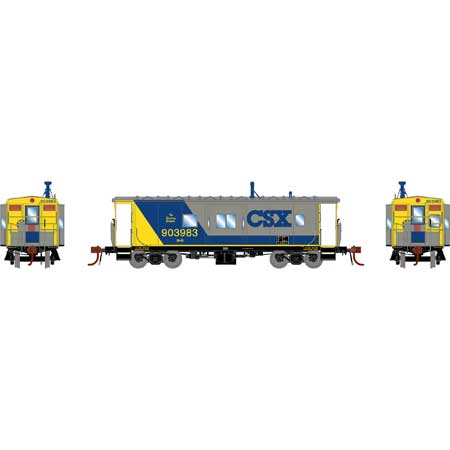 Athearn Genesis HO Scale C-27 ICC Caboose/Light & Snd,CSX/Grafton#903983 - Fusion Scale Hobbies
