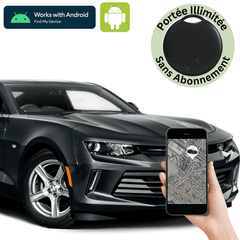 Comfexia™ – Traceur GPS Voiture Sans Abonnement Ultra-Précis, Compatible Android & iOS