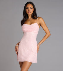 Evening Sparkle Sequin Mini Dress