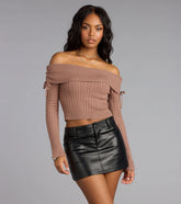 Fall Flirt Off-The-Shoulder Sweater