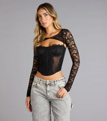 Exquisite Edge Lace Bolero