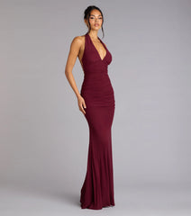 Juliana Mesh Strappy Back Formal Dress