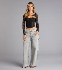 Exquisite Edge Lace Bolero