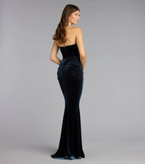 Shayna Velvet Corset Mermaid Formal Dress