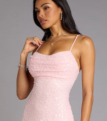 Evening Sparkle Sequin Mini Dress