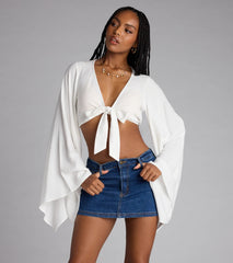 Mini Mood-Activated Denim Skort