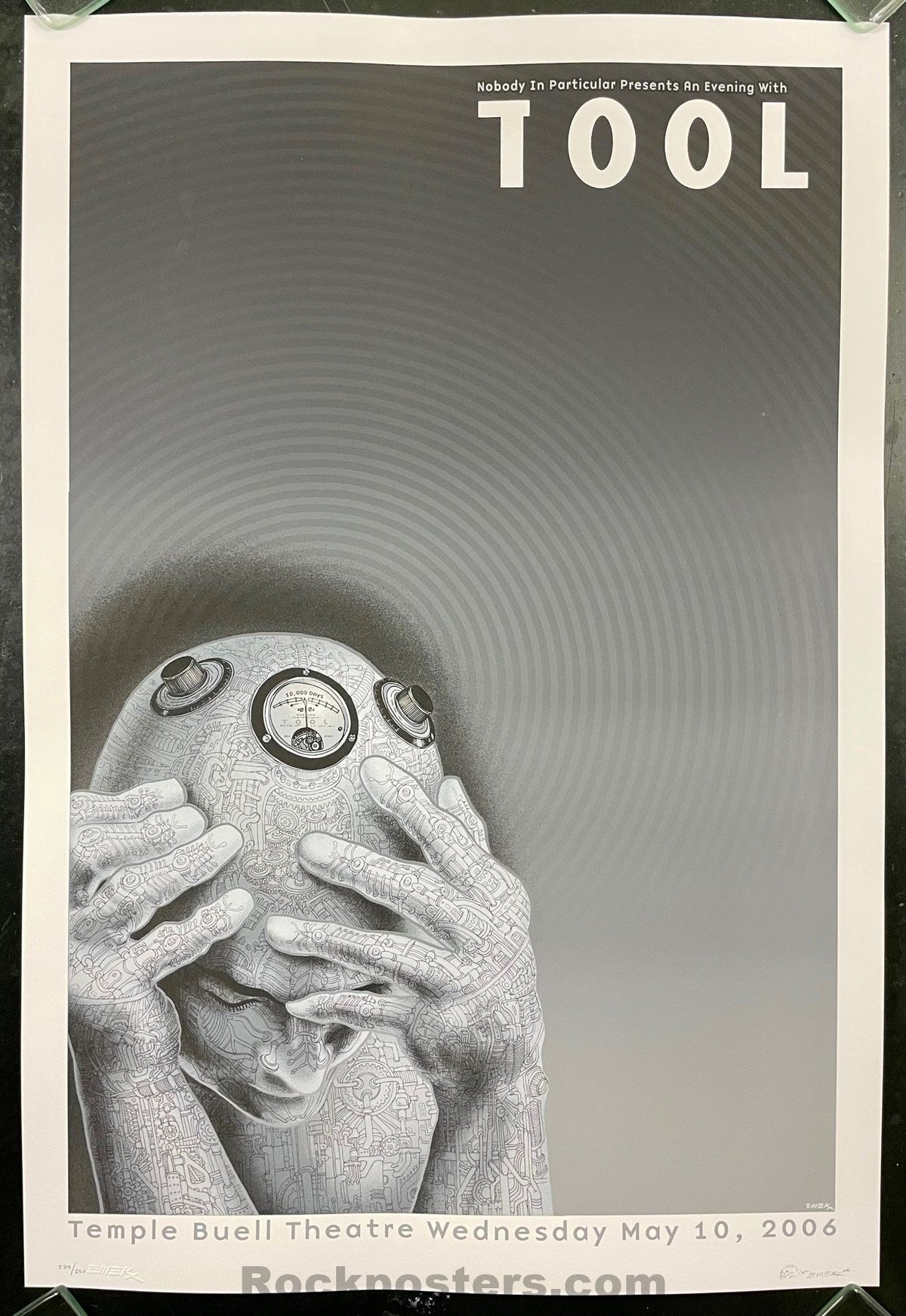 AUCTION - Tool -  Denver '06 -  Emek - Cyberman - 1st Edition - Near Mint Minus