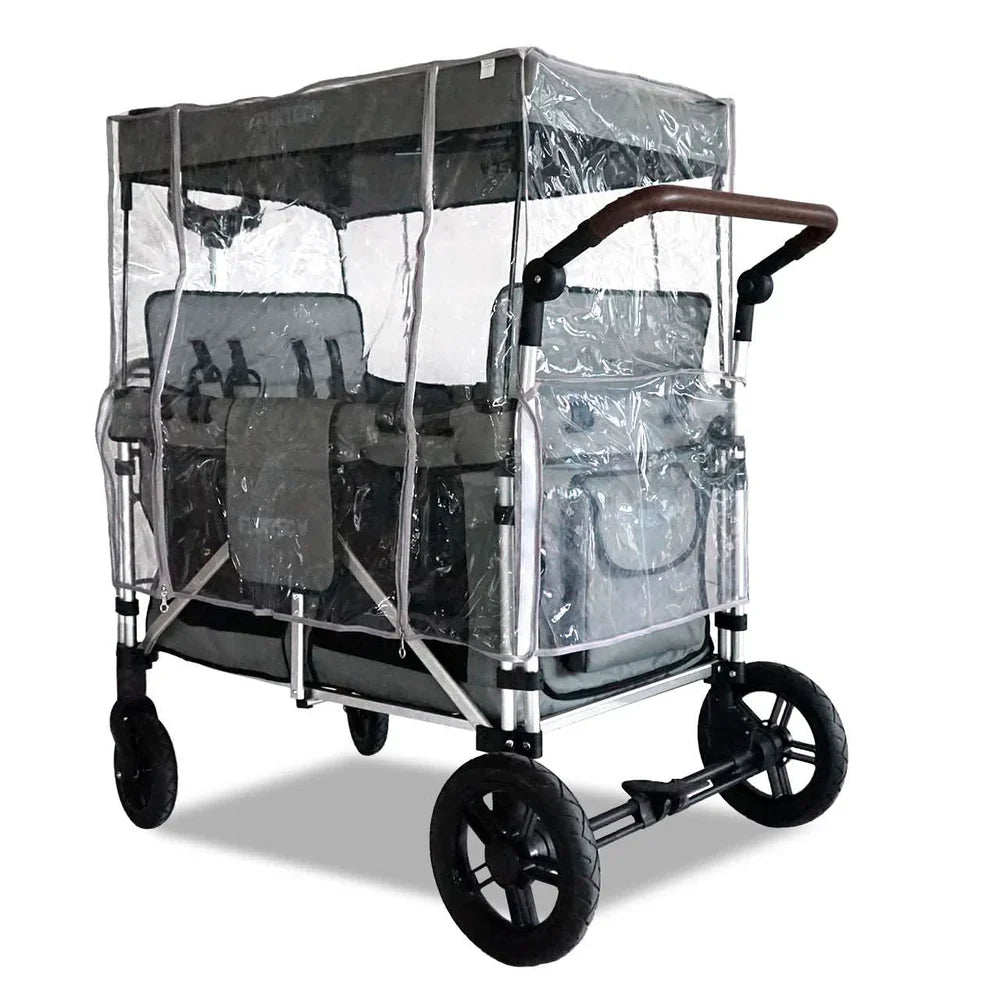 FUXTEC Regenschutz TRANSPARENT Bollerwagen CTXL-900